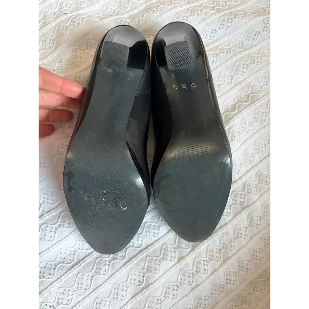 Simply Vera Vera Wang Black Mary Jane Platform Heels Womens Size 9 Pumps